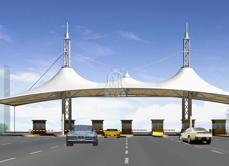 機(jī)場收費站膜結(jié)構(gòu)