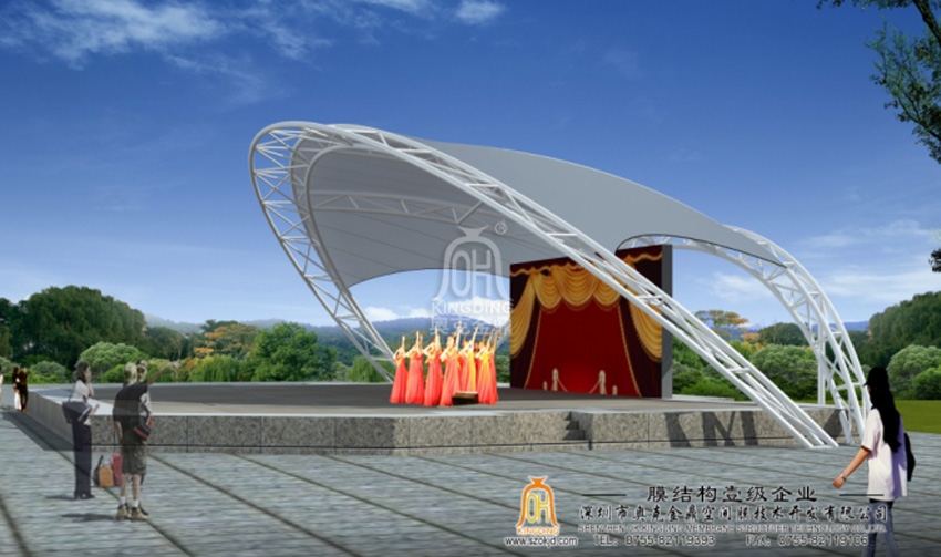 廣西柳城縣白陽(yáng)廣場(chǎng)舞臺(tái)